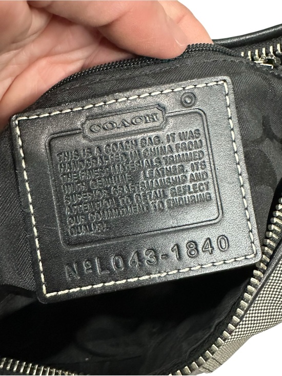 Vintage Y2K Coach Jacquard Shoulder Bag Purse